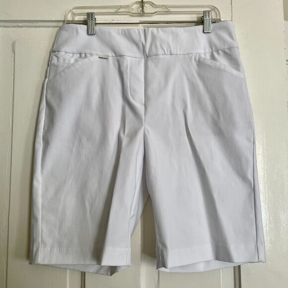 EP New York Golf / Active Stretch Shorts White Size Large - Picture 1 of 4